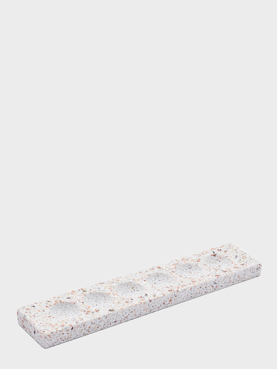 HUMDAKIN Terrazzo Eierplateau Terrazzo 138 Rood/Beige