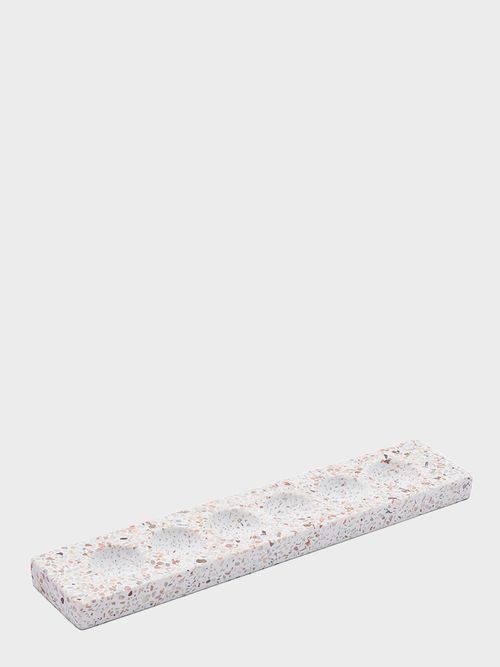 HUMDAKIN Terrazzo Eierplateau Terrazzo 138 Rood/Beige
