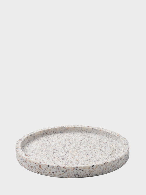 HUMDAKIN Terrazzo Rond Dienblad Terrazzo 00 Neutraal/Niet kleurig