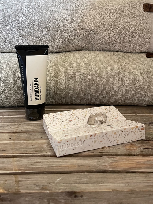 HUMDAKIN Terrazzo zeepbakje vierkant Terrazzo 00 neutraal/geen kleur