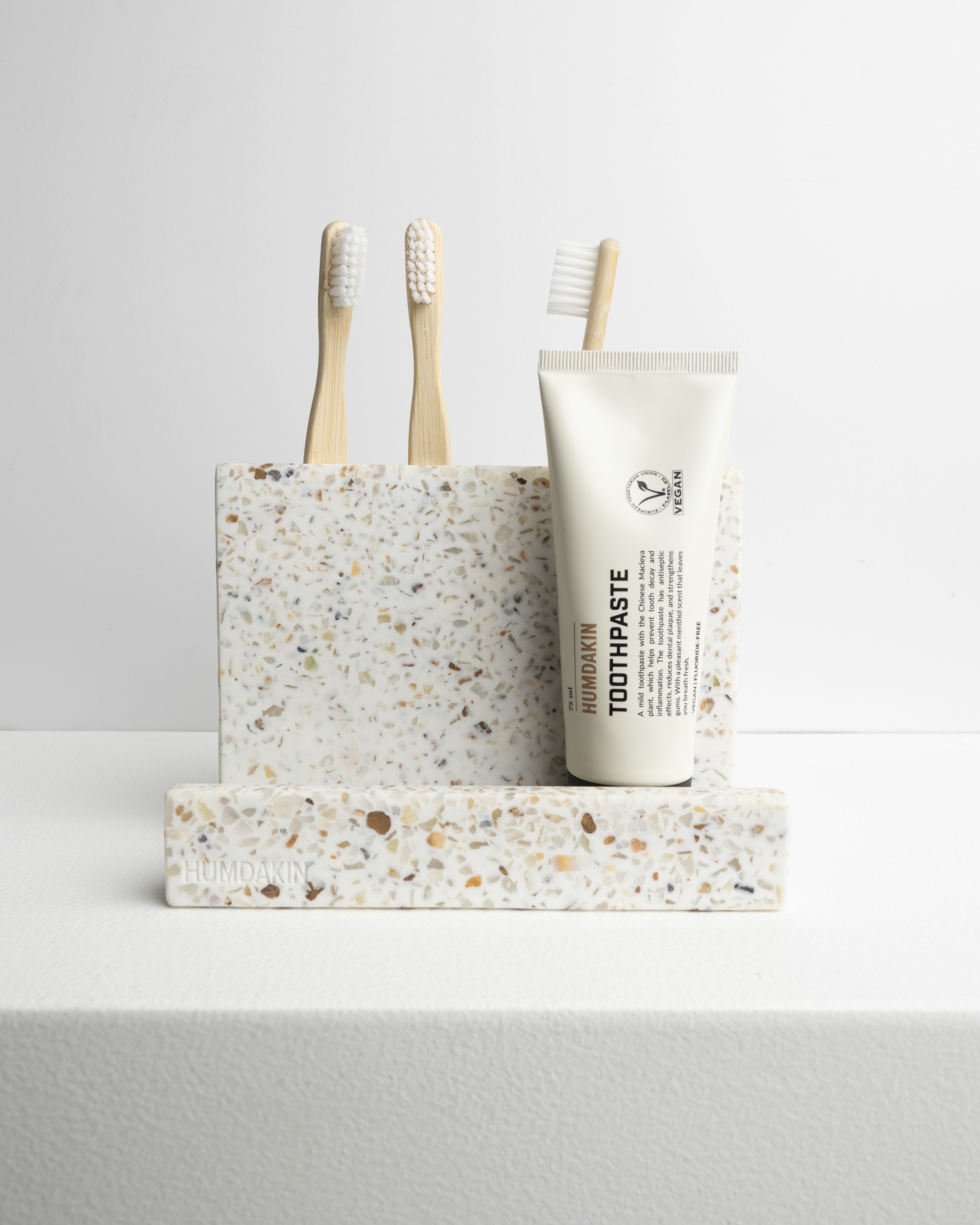 HUMDAKIN Terrazzo Toiletbenodigdheden Display Terrazzo 138 Rood/Beige