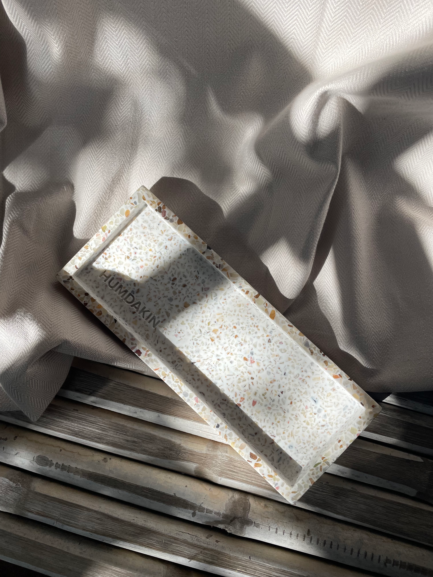 HUMDAKIN Terrazzo Dienblad 10 x 25 cm. Terrazzo