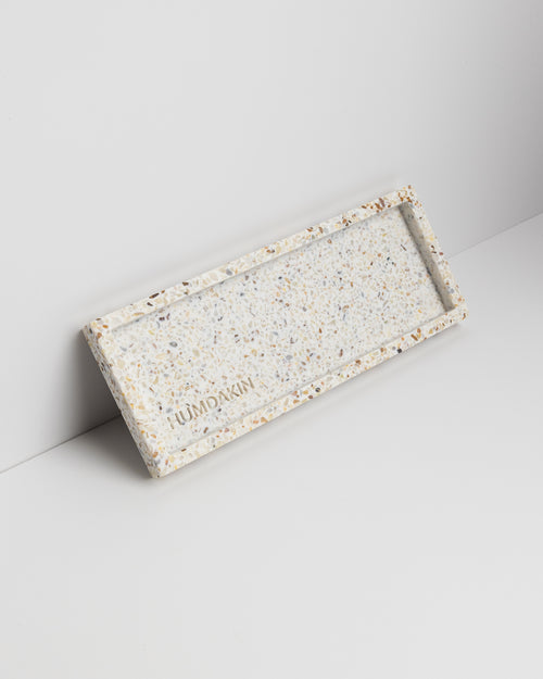 HUMDAKIN Terrazzo Dienblad 10 x 25 cm. Terrazzo 00 Neutraal/Ne kleur