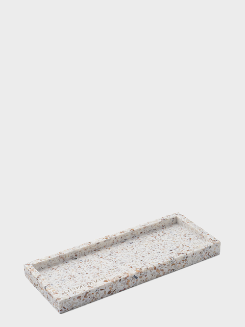HUMDAKIN Terrazzo Dienblad 10 x 25 cm. Terrazzo 00 Neutraal/Ne kleur