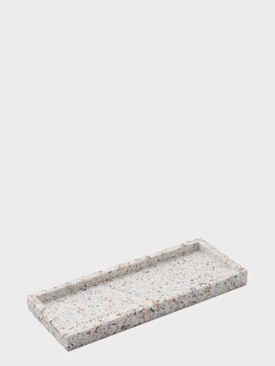 HUMDAKIN Terrazzo Dienblad 10 x 25 cm. Terrazzo 00 Neutraal/Ne kleur