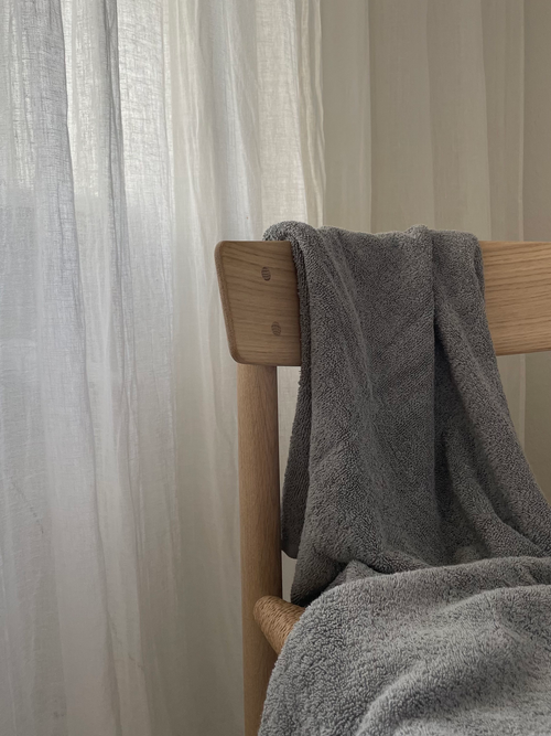 HUMDAKIN Badstof Handdoek Biologisch textiel 019 Steen