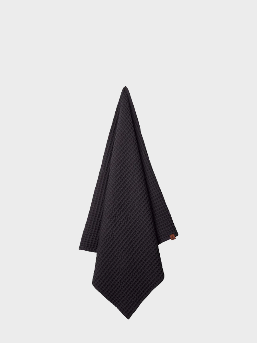 HUMDAKIN Wafel Badhanddoek Biologisch textiel 020 Coal