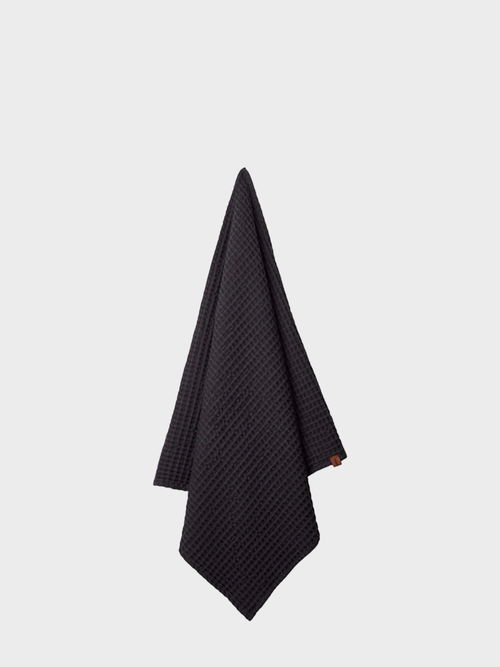 HUMDAKIN Wafel Badhanddoek Biologisch textiel 020 Coal