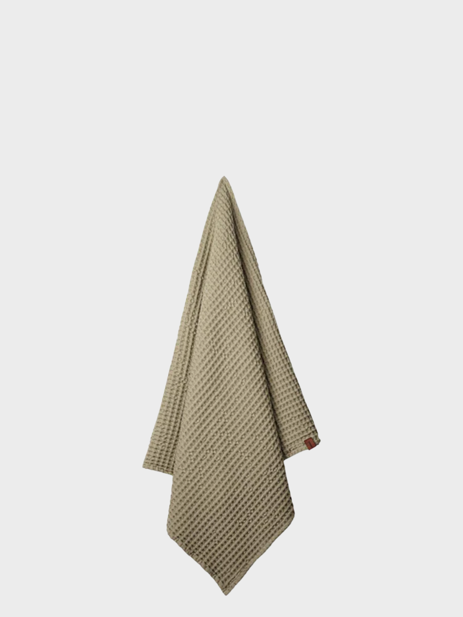 HUMDAKIN Wafelbadhanddoek Biologisch textiel 026 Eik