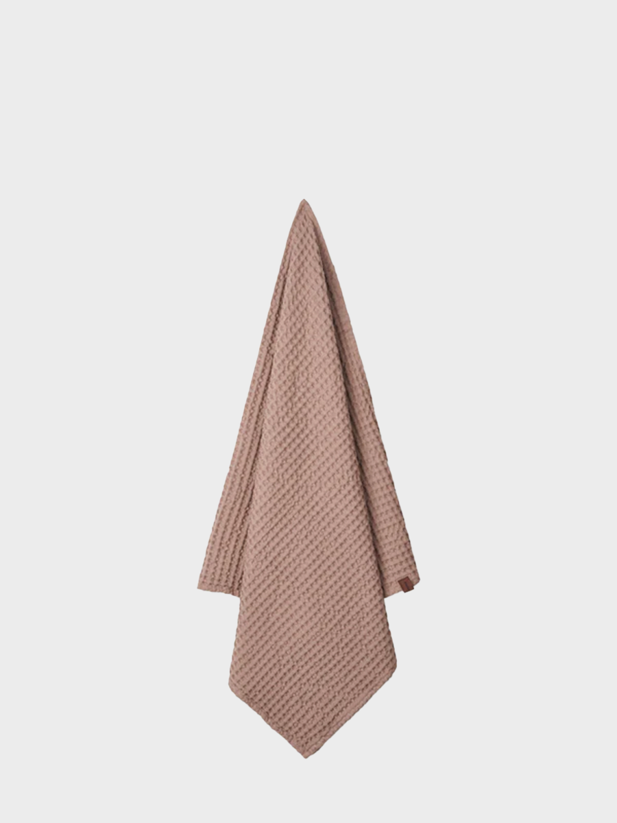 HUMDAKIN Wafelbadhanddoek Biologisch textiel 07 Latte