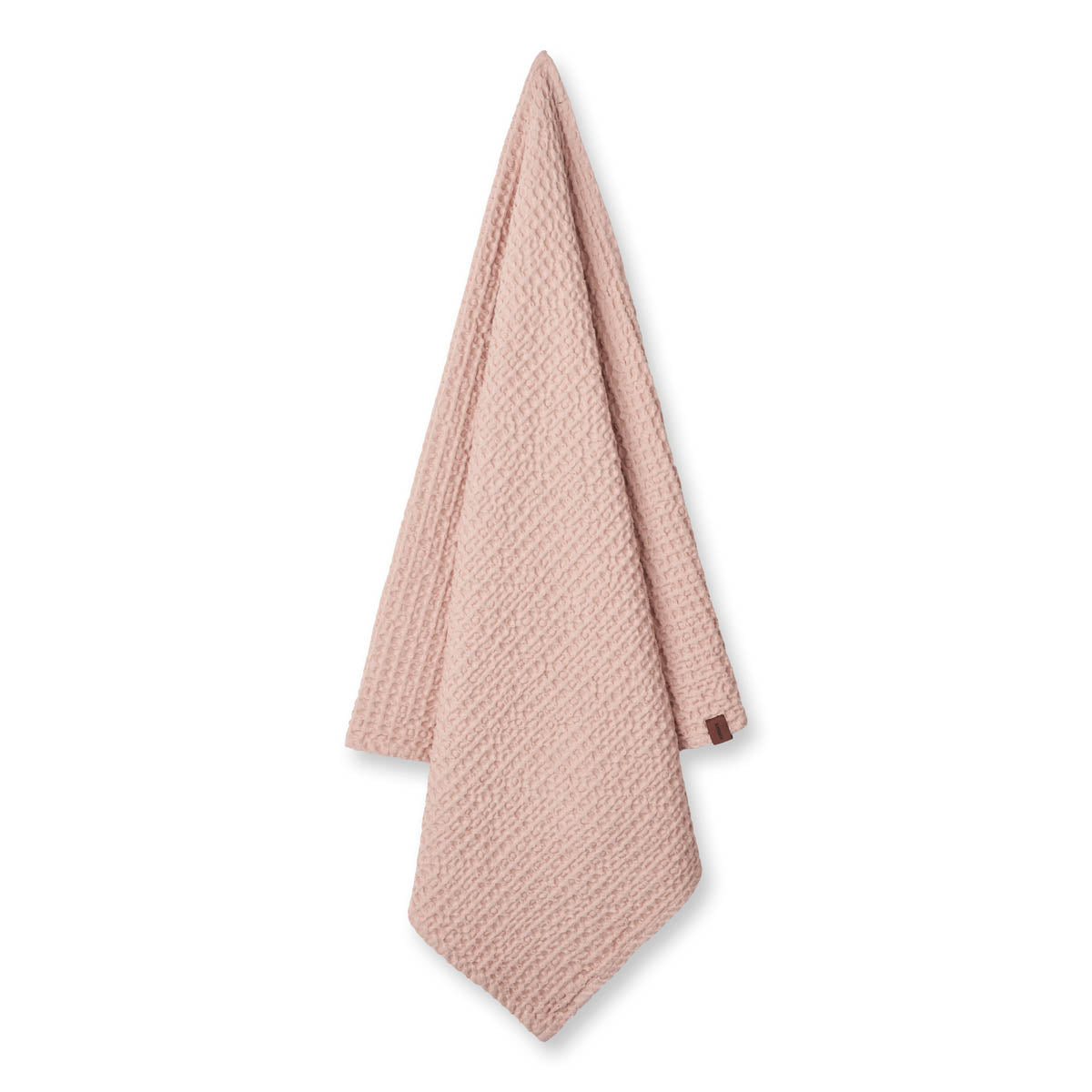 HUMDAKIN Wafelbadhanddoek Biologisch textiel 136 Blush