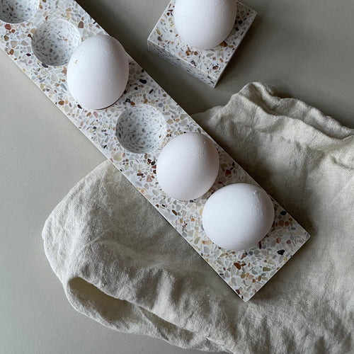 HUMDAKIN Eggbrett Enkelt Terrazzo 138 Rød/Beige