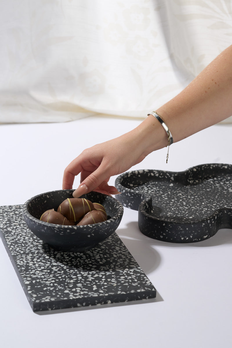 HUMDAKIN Firenze - Terrazzo Bowl Terrazzo 115 Sort