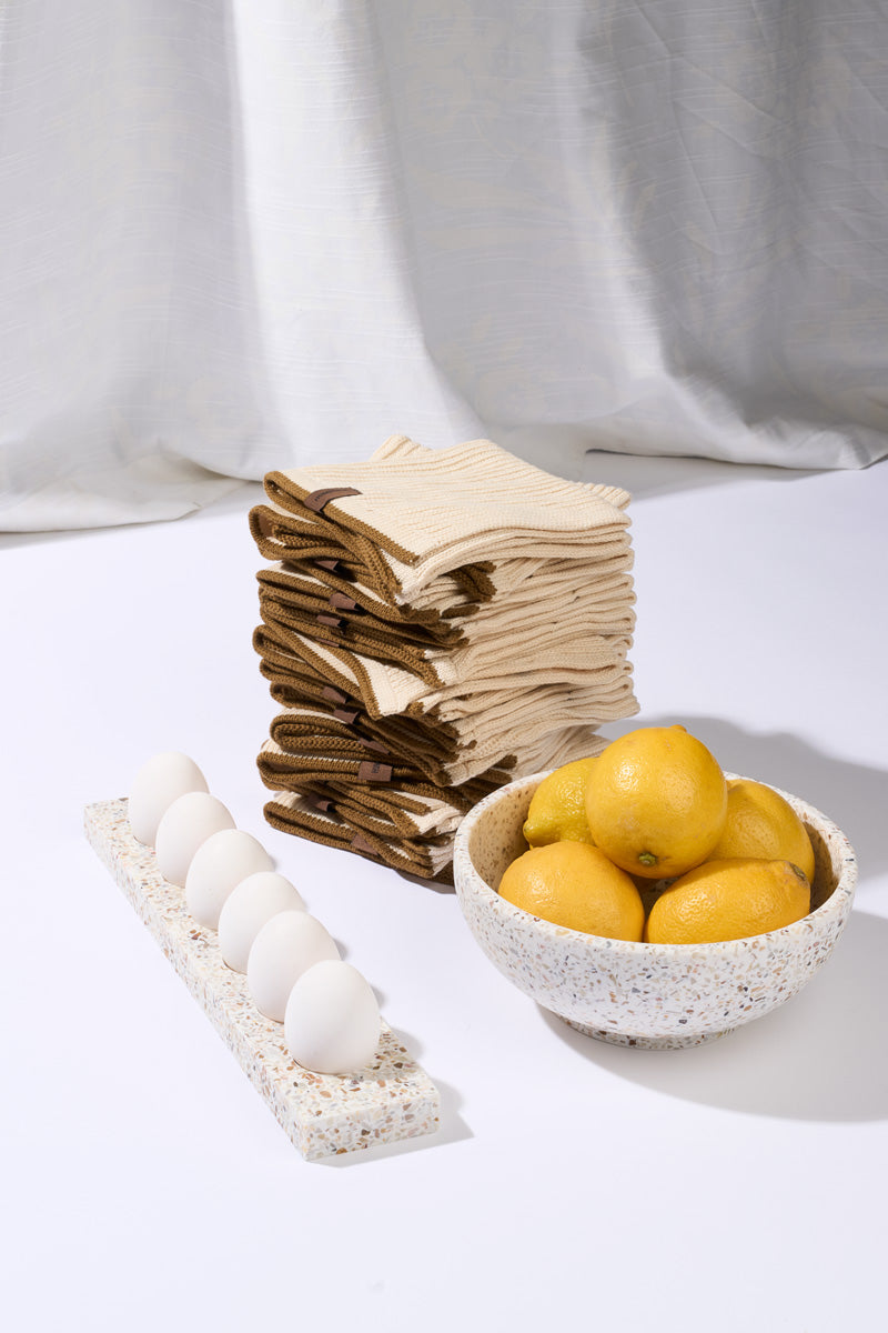 HUMDAKIN Genova - Terrazzo Bowl Terrazzo 138 Rød/Beige
