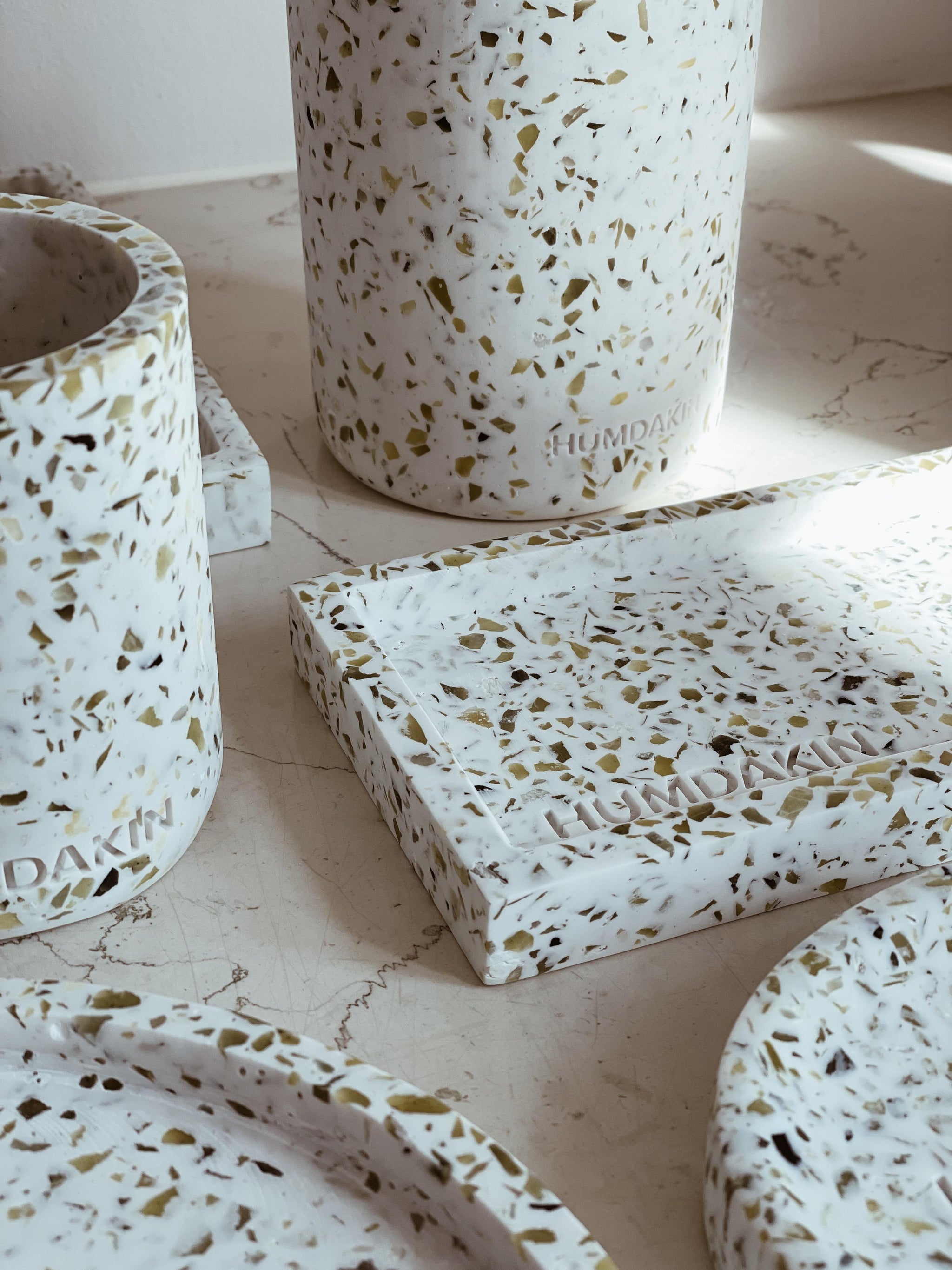 HUMDAKIN Grønn Terrazzo Vase Terrazzo 00 Nøytral/Ingen farge