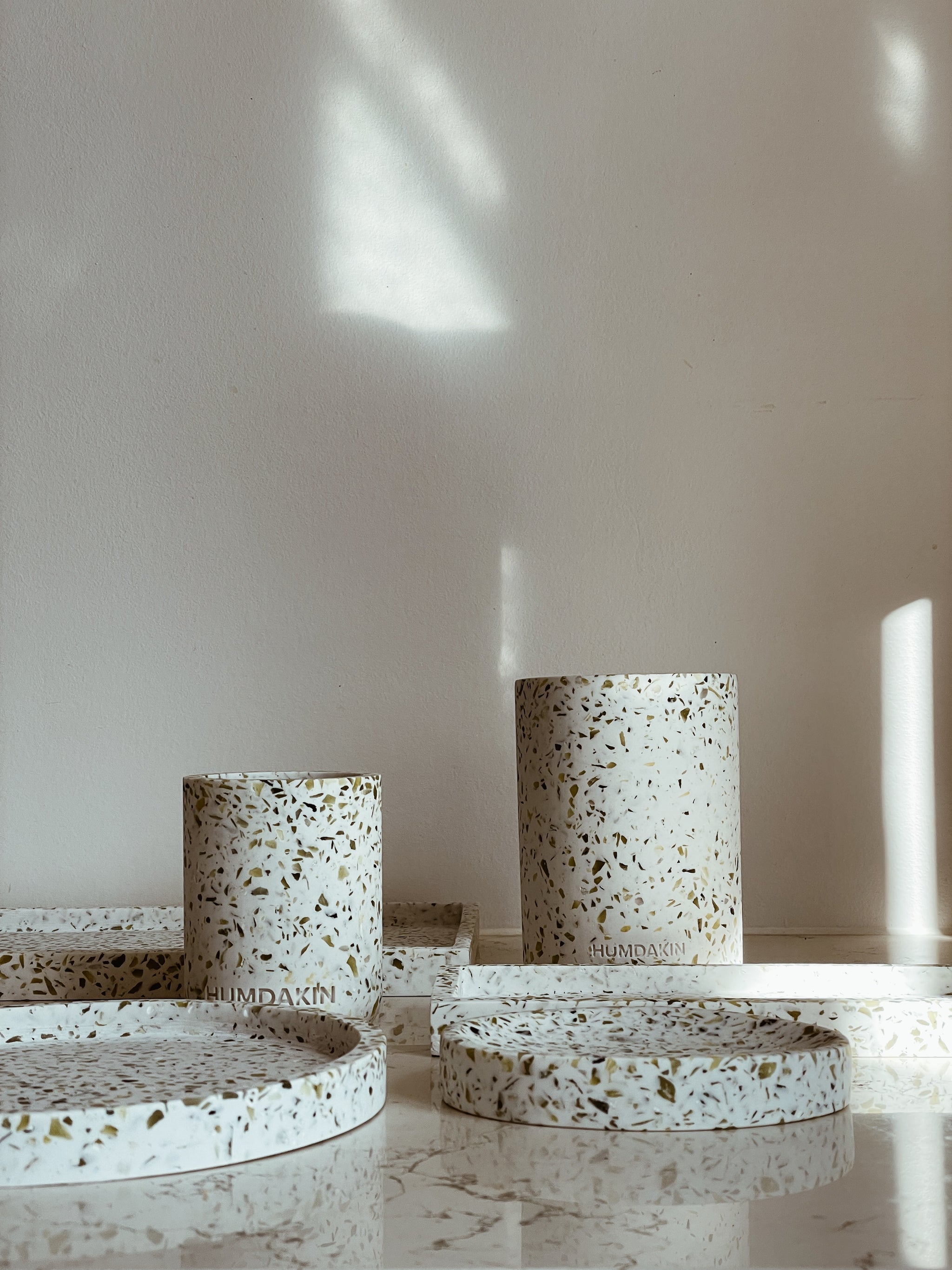 HUMDAKIN Grønn Terrazzo Vase Terrazzo