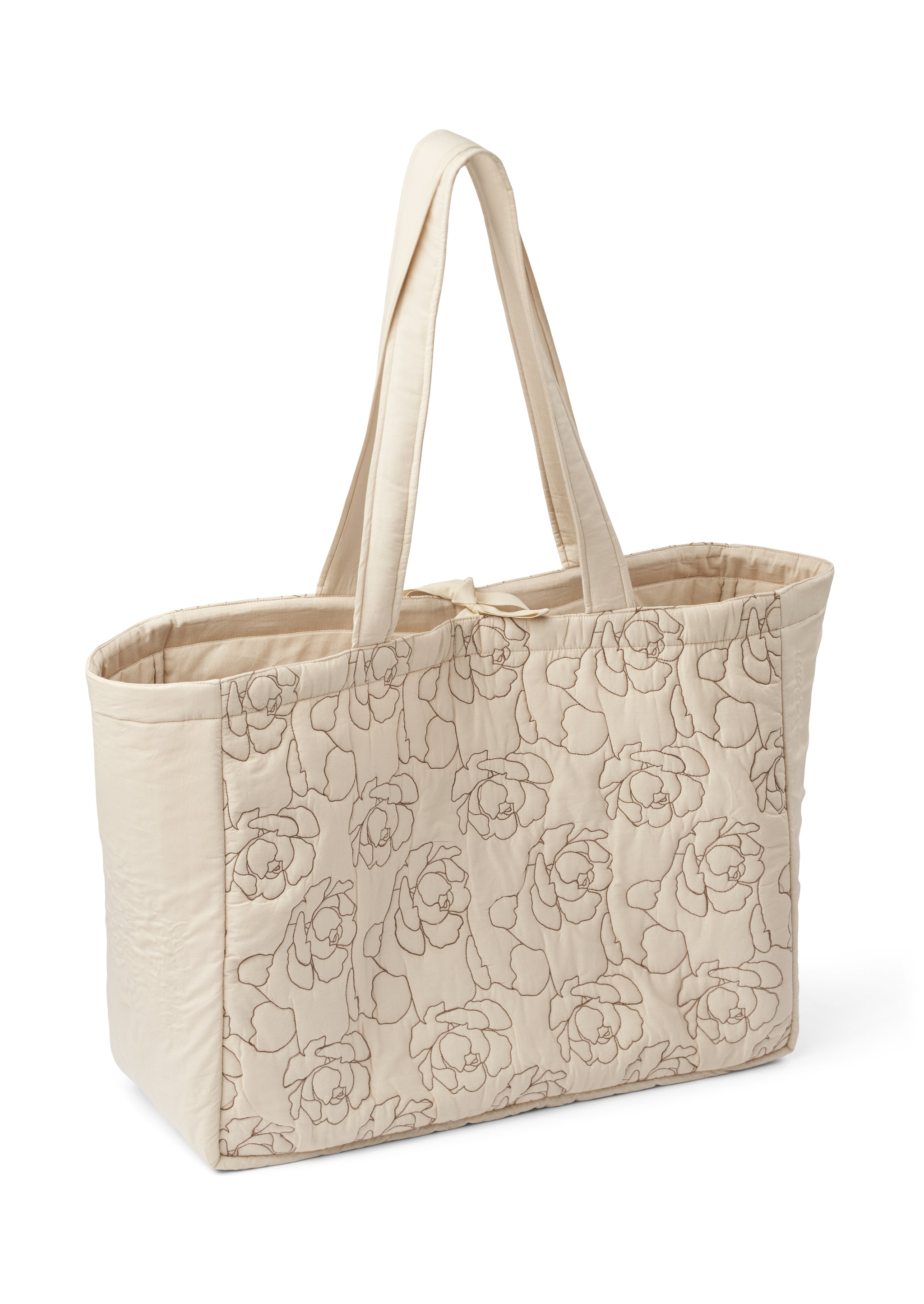 HUMDAKIN Maxi Tote Bag Veske 231 Lys Stein - Peony Quilt