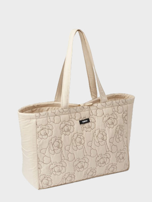 HUMDAKIN Maxi Tote Bag Veske 231 Lys Stein - Peony Quilt