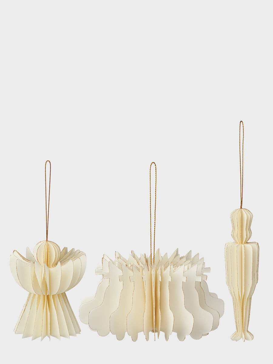 HUMDAKIN Papirornamenter - Papir - 3-pakning Papir 00 Nøytral/Ingen farge