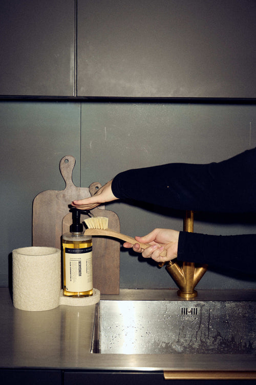 HUMDAKIN Oppvaskmaskinholder i sandstein, liten, sandstein 00, nøytral/ingen farge