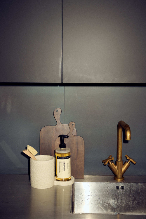 HUMDAKIN Oppvaskmaskinholder i sandstein, liten, sandstein 00, nøytral/ingen farge