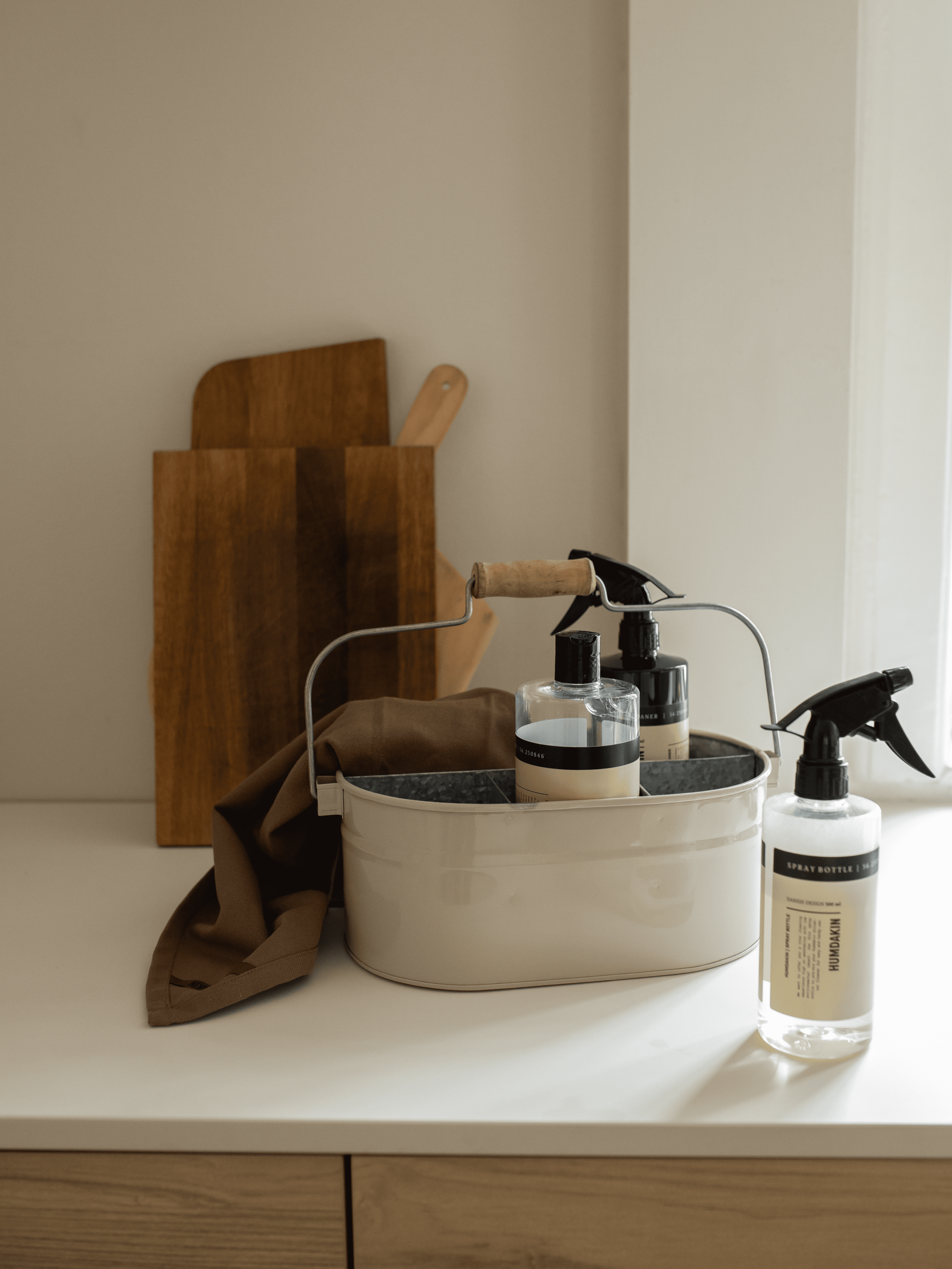 HUMDAKIN Systembøtte Beige Bøtter