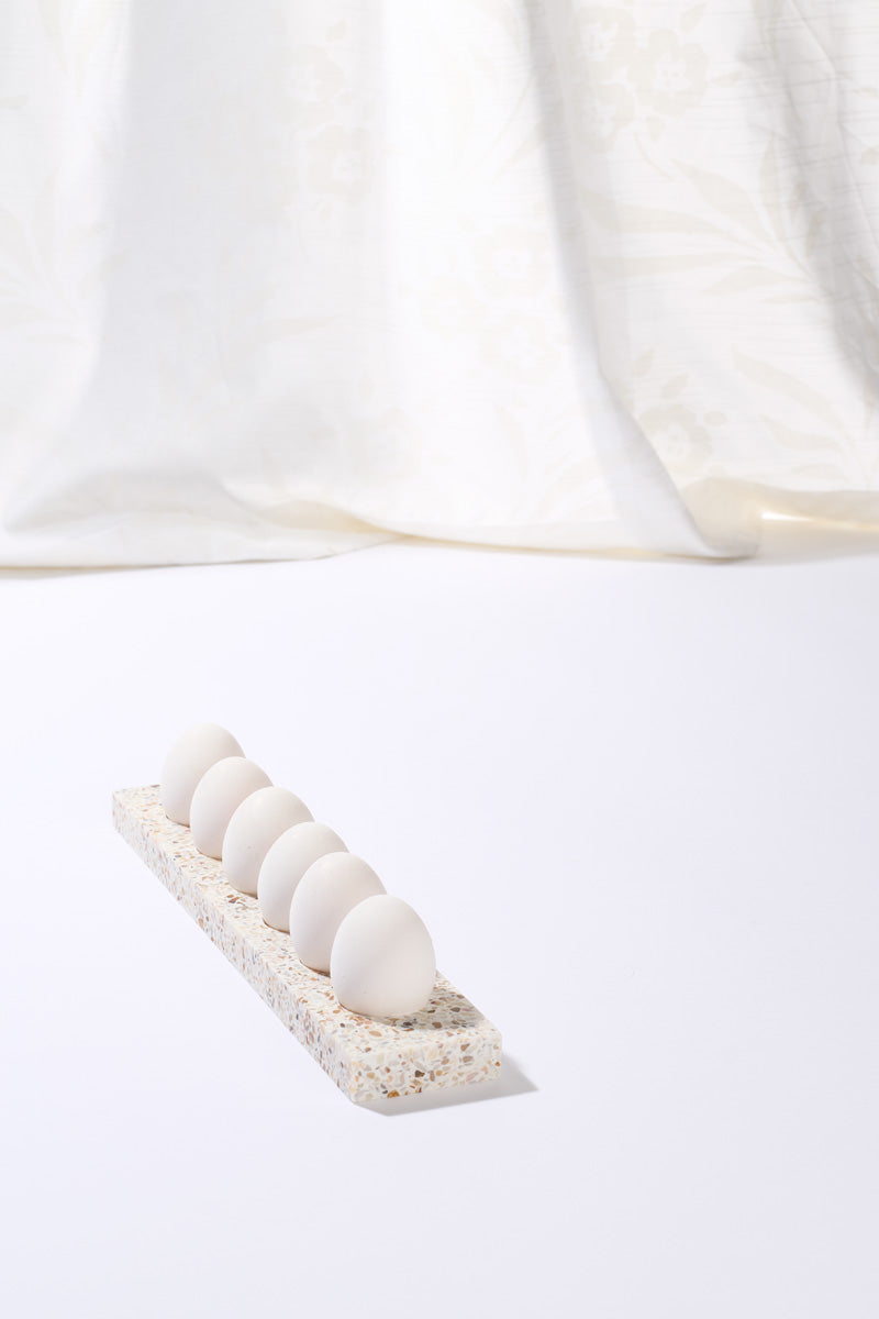 HUMDAKIN Terrazzo eggebrett Terrazzo 138 rød/beige